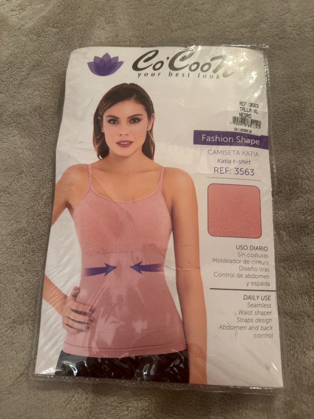 NIP CO’COON FASHION SHAPE KATIA T SHIRT BLACK XL